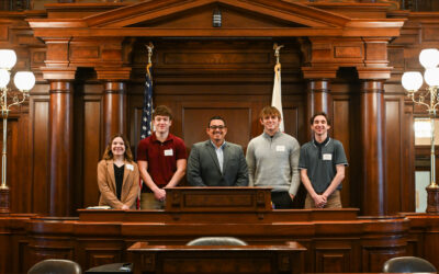 Princeton High School Students Participate in Youth Advisory Council at the State Capitol